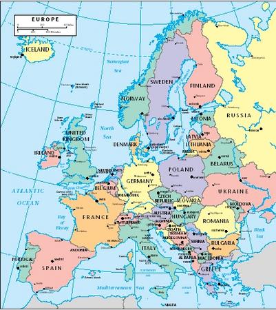 Europe. (Reproduced by permission of The Gale Group.)
