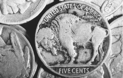 THE AMERICAN FIVE-CENT COIN, CALLED A " NICKEL, " IS ACTUALLY AN ALLOY OF NICKEL AND COPPER. (Layne Kennedy/Corbis. Reproduced by permission.)