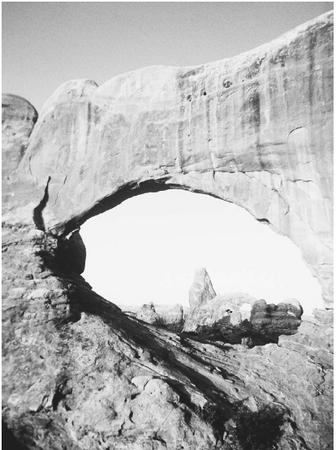 ROCK ARCHES FORMED BY EROSION. (© N. R. Rowan/Photo Researchers. Reproduced by permission.)
