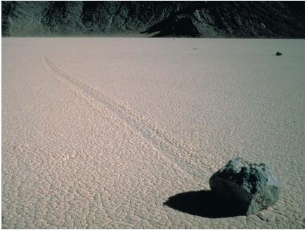 Desert pavement at Racetrack Playa in Death Valley, California. (Reproduced by permission of JLM Visuals.)