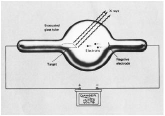 Figure 1. An X-ray tube. (Reproduced by permission of Robert L. Wolke.)