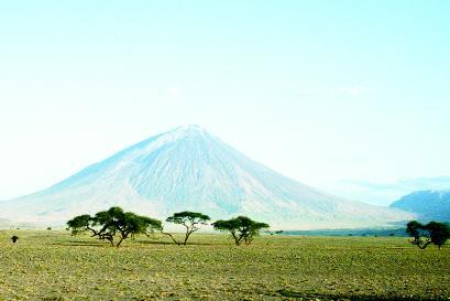 Ol Doinyo Lengai volcano, Tanzania. PHOTOGRAPH REPRODUCED BY PERMISSION OF THE CORBIS CORPORATION.