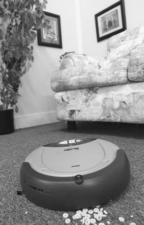 The Roomba Intelligent Floorvac simplifies daily living by cleaning household floor surfaces at the touch of a button.