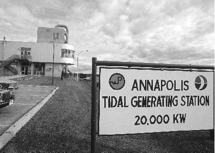 A strong commitment of money and research is needed if alternative energy facilities like this tidal generating station are to become viable power producers.