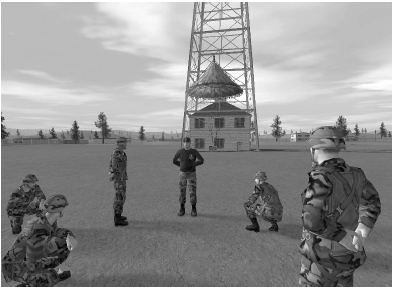 Virtual reality games like Americas Army (pictured) can be helpful military training and recruiting tools. Source: Army Game Project. Used by permission.